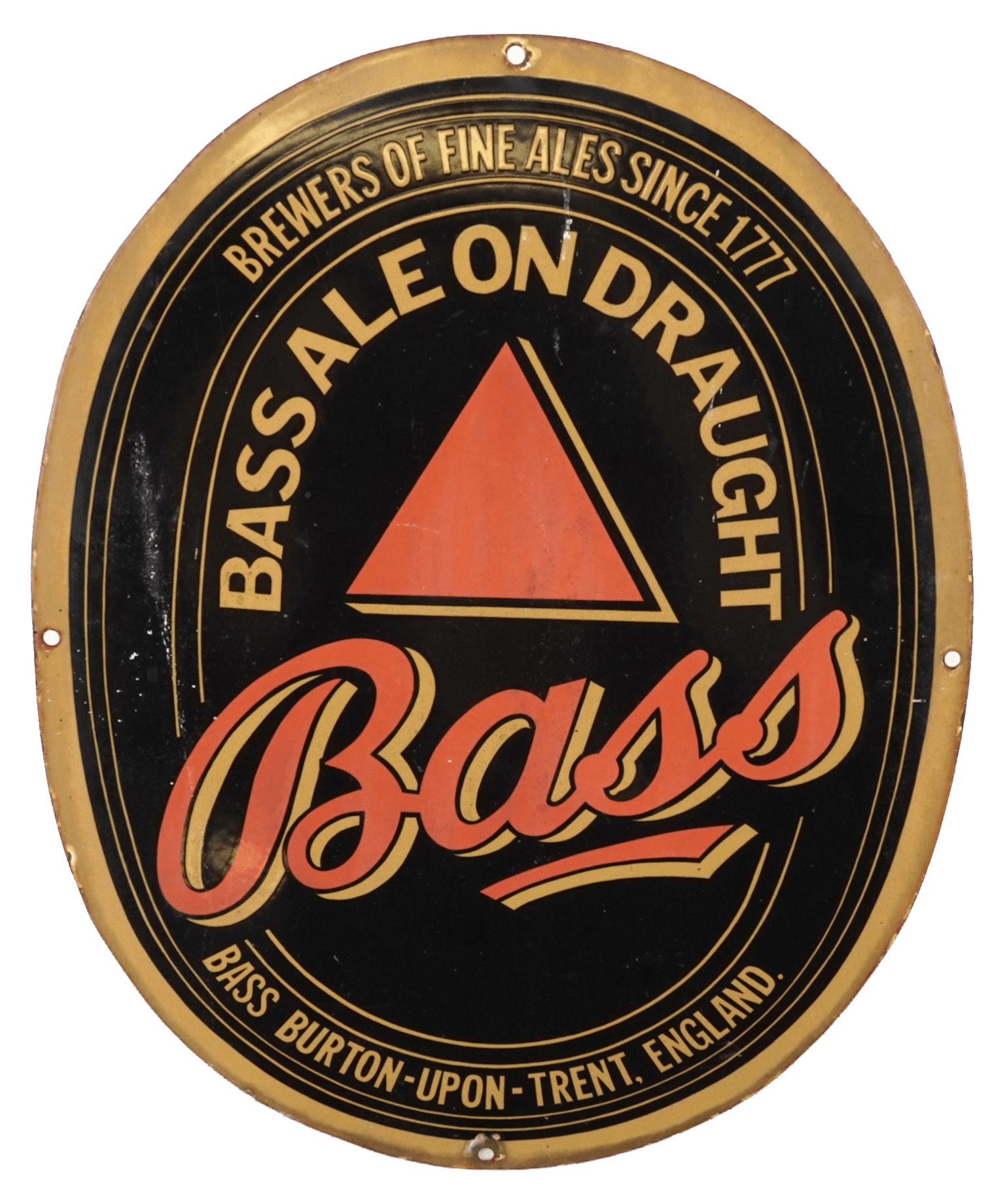 Bass Ale draught tap badge